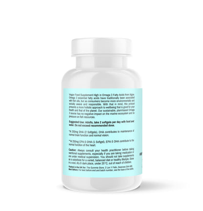 Vegan Omega 3 Algal Oil